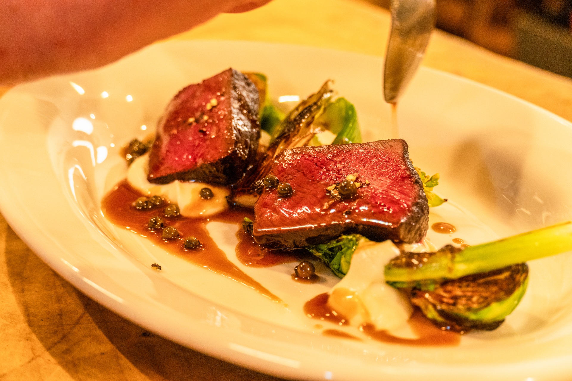 Signature hamburger dish